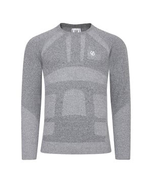 69% Polyester, 24% Polyamide, 7% Elastaan. Stof: Zachte aanraking. Ontwerp: Logo. Hals: Crew Neck. Mouwtype: Met lange mouwen. Stoftechnologie: Luchtdoorlatend, Anti-Bacterieel, Chemicaliënvrij, Geurcontrole, SeamSmart-technologie. Naadloze. S: 38 in. M: 40 in. L: 42 in. XL-XXL: 44 in.