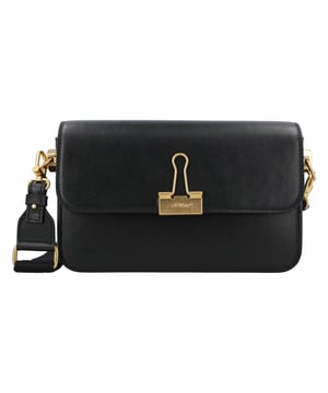 Hergestellt aus geschmeidigem Kalbsleder, wird das schlanke und moderne Design dieser Umhängetasche durch die charakteristische Binder Clip aus goldfarbenem Off-White hervorgehoben, die einen einzigartigen und wiedererkennbaren Akzent setzt.  
Futter: Baumwolle 95%, Acryl 5%  
Außenmaterial: Leder 100%  
H14xB23xT7cm  
Maße: Breite: 70 mm, Länge: 230 mm, Höhe: 140 mm  