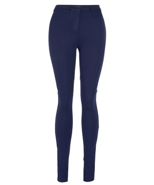 65% viscosa, 30% poliamida, 5% elastano; Pantalones Armani Exchange;  Modelo: 3GYP13YJK9Z1567;  Mano de obra de alta calidad;  Ajustado;  Cierre: gancho, cremallera;  Dos bolsillos ribeteados en la parte trasera;  Cremallera vertical a la altura del tobillo;  hebillas de cinturon;  Detalles del logotipo de Armani Exchange