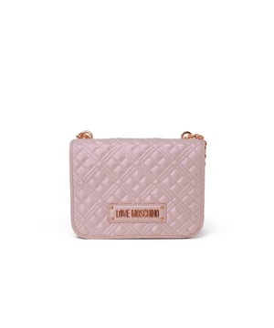 Love Moschino Women's Ribbed Shoulder Bag 