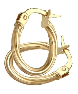 9K (375) Yellow Gold: 0.65gr; # Dimension: 0.1cm X 1cm