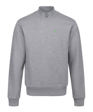 This super-soft quarter zip funnel neck sweat from the Modern Amusement cLAssics range is designed with sustainability and comfort in mind. It€™s crafted from fully traceable organic cotton materials, detailed with snug ribbed trims and is completed with the brands iconic crow embroidery on the left chest. Iconic Modern Amusement crow embroidery. Iconic Modern Amusement multi-coloured trim tape. Solids-GOTS Organic Cotton. Marls- Organic Polyester. Rib funnel neck, cuff and hem. Contrast colour back yoke. Quarter-zip. Modern Amusement chrome crow zip pullers.