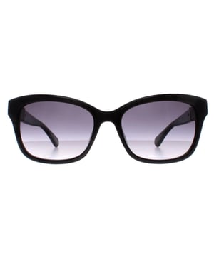 Las gafas de sol Kate Spade Cat Eye Womens Black Dark Grey Gradient Johanna 2/S tienen una elegante montura cat eye fabricada en acetato de alta calidad, lo que garantiza su durabilidad y un ajuste cómodo y ligero. Las lentes proporcionan una excelente protección UV, protegiendo eficazmente tus ojos de los dañinos rayos del sol y manteniendo una visión clara y nítida.