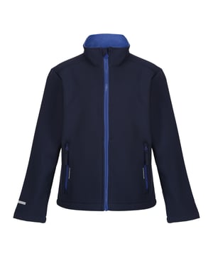 Gewebetechnik: Warmer Rücken. Materialzusammensetzung (%): 100% Polyester. Futtermaterial (%): 100% Fleece. Gewebe: Softshell, Stretch, gewebter Stoff. Design: Unifarben. Reißverschluss. Zweilagig, Reißverschluss-Schutz innen, Reflektierende Details. Taschenart: 2 Reißverschlusstaschen, Untere Tasche. Mit Kapuze. Langärmlig. Nachhaltigkeit: Aus recyceltem Material. Geeignet für: Siebdruck, Transferdruck, Vinyl-Druck.