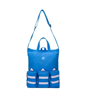 This spacious dual-strap Tote was designed to be as wearable and functional as possible, featuring a long shoulder strap allowing you to wear it multiple ways. The external triple pockets allow you to store smaller accessories quickly and conveniently. Features: , Water Resistant, 15 inch padded laptop sleeve - Fits Apple MacBook Pro 16 inch, Grab handle carry straps, Adjustable shoulder strap allowing crossbody styling, Zip top opening to main compartment, Triple front zip pocket with webbing loops Single zip pocket for smaller valuables, Internal zip pocket, 2 Internal mobile phone slip pockets - Fits normal and plus size smart phones, 3 Internal pen slip pockets, External rear zip pocket Style Ref: 52005 BLUE