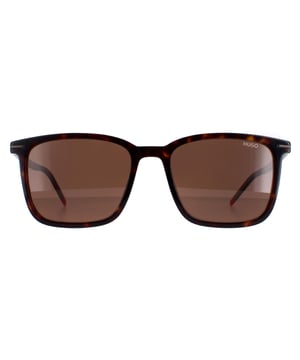 Las gafas de sol Hugo by Hugo Boss HG1168/S 086/70 marrón habana oscuro son unas sencillas gafas de sol cuadradas fabricadas en acetato ligero y cómodo con patillas superfinas acabadas con el logotipo Hugo.