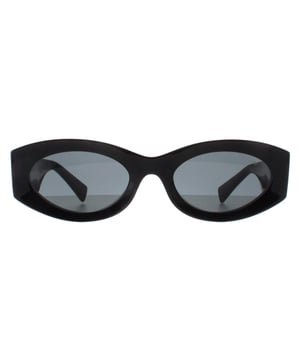Die Sonnenbrille Miu Miu MU11WS 1AB5S0 black dark grey zeichnet sich durch einen anmutigen ovalen Rahmen aus, der sorgfÃ¤ltig aus hochwertigem Acetat fÃ¼r ein leichtes und dennoch langlebiges TragegefÃ¼hl gefertigt wurde. Die GlÃ¤ser bieten einen unvergleichlichen UV-Schutz und sorgen dafÃ¼r, dass Ihre Augen mit Stil geschÃ¼tzt sind. Mit dem kultigen Miu Miu Logo an den BÃ¼geln strahlt die MU11WS Sonnenbrille Raffinesse und Luxus aus. Perfekt fÃ¼r alle, die klassische Ã„sthetik mit einem modernen Twist schÃ¤tzen, ist diese Sonnenbrille ein unverzichtbares Accessoire fÃ¼r jedes schicke Ensemble.