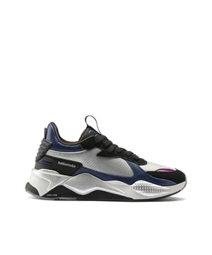 PUMA RS-X Tech Motorola Lace-Up Zilver Synthetisch Herentrainers 370272 01