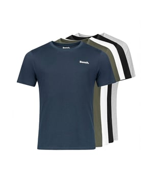 This 5 pack cotton 'Oliver' T-Shirt set from Bench features versatile crew neck T-Shirts with the classic Bench logo on the chest. These T-Shirts are an everyday essential, style them with jeans or joggers.