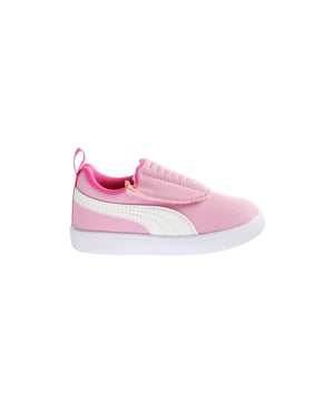 Puma Courtflex V2 gepolstert gegen Kinder rosa Trainer