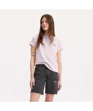 Womens Levis Perfect T-Shirt in mauve.- Crew neck.- Short sleeves.- Levi's® iconic logo patch at the chest.- Classic fit.- 100% Cotton.- Ref: 391850305