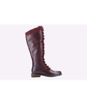 De Rudy is een hoge dameslaars van Hush Puppies met brogue details. Bovenwerk van leer en suède, vetersluiting geeft de perfecte pasvorm met elastiek aan de binnenkant voor extra draagcomfort en een rits aan de binnenkant voor extra gemak. Traagschuim en warme textielen voeringen zorgen voor extra comfort
- Leer en suède gemengd bovenwerk
- Brogue details
- Vetersluiting voor de perfecte pasvorm
- Verborgen elastiek aan de binnenkant voor extra veerkracht
- Volledige binnenrits voor meer gemak
- Warme voering van textiel
- Comfortabele lederen sok van memory foam
- Comfortabel en slijtvast
- Schachtomtrek: 38 cm