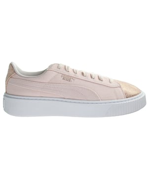 Puma -Korb -Plattform Pink Womens Trainer