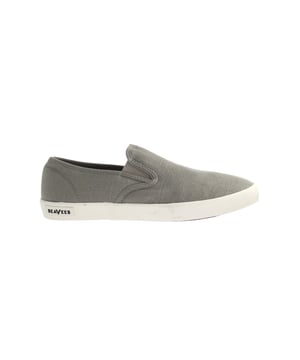 SeaVees Baja Slip On Standard Slip-On Grey Synthetic Mens Zapatos