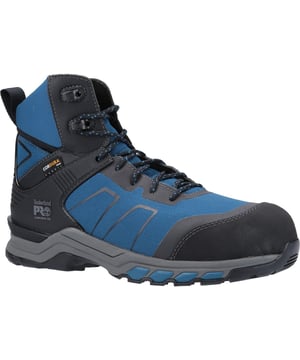 This work boot is made with recycled materials. It's built with a composite safety toe and puncture-resistant plate to help keep you safe, while the Anti-Fatigue and Stable Stride technologies help keep you on your feet all day.
- CORDURA Eco fabric made of recycled polyester
- Composite safety toe powered by Carbon Shield technology
- ReBOTL fabric linings made with at least 40 percent recycled plastic
- Non-metallic puncture-resistant plate
- Moisture wicking lining with anti-microbial treatment for odor control
- Stable Stride technology stability platform
- Features ladder lock outsole radius
- Heat resistant up to 300C
- Rubber outsole with EVA Midsole