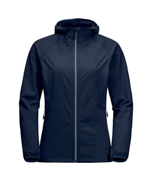 Jack Wolfskin Womens Nueva Softshell Chaqueta con capucha Track Top 1305881 1910