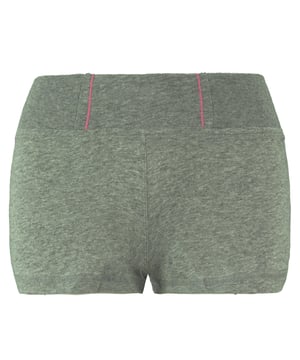 Champion Heritage Fit Pantalones cortos de algodón gris liso para mujer 103999 357