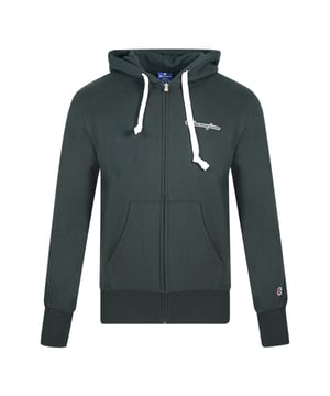 Champion Classic Script Logo Black Zip Hoodie. Champion Black Hoodie. Elasticated Sleeve Ends and Waist, Drawstring Hood. Front Pockets. 100% Cotton. Style Code: 214719 KK001