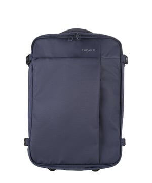 unisex koffer met ritssluiting. één open binnenzak. twee voorvakken met ritssluiting aan de buitenkant. ontbrekende schouderband. in polycarbonaat handvat. een binnencompartiment.  extern materiaal.  Binnenkant van gerecycled polyethyleentereftalaat. Afmetingen: 36x53x20 cm. Modeproduct