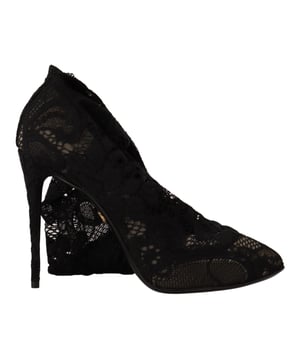 Merk: DOLCE & GABBANA
  Model: Stretch sokken laarzen
  Kleur: Zwart
  Materiaal: 15% Elastaan 80% PA 5% Viscose
  Zool: Leer
  Logo details
  Hoge kwaliteit en comfort
  Vervaardigd in Italie