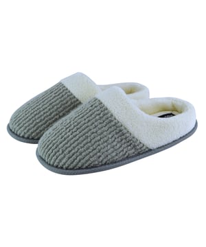 Walk on Cloud 9 in these super soft ladies mule slippers. Your feet will feel like they're walking on soft, fluffy clouds in these cushioned sole slippers made by Sock Snob. It's important to rest your feet in warm and luxurious slippers after a long, tiring day! What better way to relax in these comfortable mule slippers? Ladies mule slippers feature a soft cushioned sole which will help to alleviate any pressure and fatigued feeling in your feet. With its super soft padding, the sole of these slippers are lined with a faux-fur fleece like insole, further enabling you to take a load off and let those heels rest. With a convenient hands-free slip-on style, these slippers have a spacious opening back design, making them easy to slip on and off. They also feature a low heel collar design to further provide comfort and support to the heel and ankles of your feet. Prevent slipping and sliding on wooden or tiled floors with these non-slip mule slippers. These slippers are safe to walk around in, making them ideal for indoor and home wear. These super cosy and comfortable slippers have a luxuriously soft faux fur trim which helps to retain heat and warmth close to the skin, making these slippers an essential pair to your Winter collection! They also have a lightweight feel to them so you can walk around the house effortlessly whilst looking and feeling fabulous. Choose from Grey or Pink in these ladies slip on style mule slippers. These slippers are available in sizes 3-8 UK, 36-41 EU, 5-10 US.