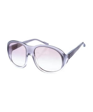 Acetate frame sunglasses
 Color Light gray
 Oval shaped frame.
 Gradient gray colored lenses
 Acetate temples with the brand's name engraved.
 100% UV Protection.
 Anti-reflective crystals.

 More information
 Lens height: 60 mm.
 Lens width: 58mm.
 Bridge: 18mm.
 Temples: 139 mm ..

 Cleaning and maintenance:
 -Clean the glasses with soap and water.
 - Do not use dirty or abrasive cloths, which may alter the characteristics of the filters.
 - Use only original accessories and spare parts.
 Measures: Lens width: 58 mm.- Lens height: 60 mm.- Bridge: -18 mm.- Temples: 139 mm.
 Composition: Acetate
 Care:
Clean the glasses with soap and water.
- Do not use dirty or abrasive cloths, which may alter the characteristics of the filters.
- Use only original accessories and spare parts.