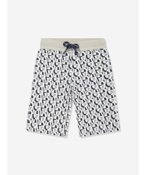 Introducing the Aigner Boys Logo Bermuda Shorts in Grey - a premium wardrobe staple for the stylish little gentleman. Immaculately tailored, here are some of its exquisite features:  Sleek Design: Boasting a chic logo print, these shorts instantly add a trendy and fashionable flair.  Supple Comfort: Masterfully crafted from superior materials, these shorts offer optimal comfort throughout wear, making them ideal for daily exploits.  A Wardrobe Makeover: With these elegant Bermuda shorts, elevate your boy's wardrobe to new style heights. Don‚Äôt wait longer. Add a dash of Aigner luxury to your boy's attire today!