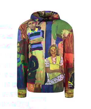 Streetwear enters the realm of extraordinary, eccentric design in this colourful hoodie from PUMA's second collaboration with KidSuper Studios, applying an immersive all-over print to a classic sweatstyle silhouette. 

DETAILS: 
Regular fit 
Double-layer hood with drawcord for an adjustable fit 
Kangaroo pocket 
Ribbed cuffs and hem 
Top stitching at seams 
Graphic all-over print 
AOP warning: Product with all-over-printed graphics might not exactly match the images 
PUMA Cat Logo and graphic puff print at left sleeve 
Flag label with PUMA Wordmark at left seam