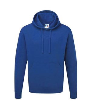 Bewährtes Polycotton-Gewebe für einen wirklich zuverlässigen Hoodie für den Alltag. Traditioneller Kapuzenpullover im College-Stil mit Kängurutasche. Ringgesponnene Baumwolle für ein weicheres Tragegefühl und hervorragende Dekoration. Doppellagige Kapuze mit Kordelzug. Teil der Russell-Sweatshirt-Familie, die auch nach vielen Wäschen noch gut aussieht. Auch in Kindergrößen erhältlich, Code 575B. Gewicht: 295g/m²,. Material: 50% gekämmte, ringgesponnene Baumwolle, 50% Polyester. XS (34-36: To Fit (ins)). S (36-38: Nach Passform (ins)). M (38-40: Anpassen (ins)). L (40-42: Passform (innen)). XL (42-44: Passform (ins)). 2XL (44-46: Nach Passform (ins)). JERZEES COLOURS - eine Auswahl an beliebten, hochwertigen Jerzees-Werbeartikeln.
