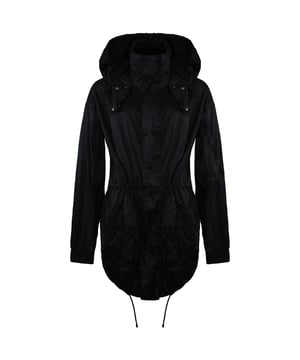 Chaqueta Puma de manga larga con cremallera y capucha negra para mujer 577432 02