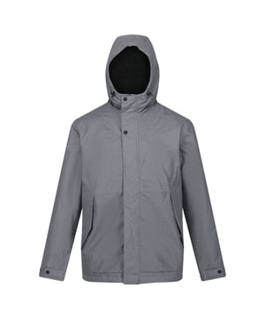 Material: 100% Polyester. Fabric: Hydrafort. Lining: Sherpa Fleece, Taffeta. Design: Logo, Sleeve Patches. Fabric Technology: DWR Finish, Insulating, Quick Dry, Thermo-Guard, Weather Resistant, Windproof. Neckline: Hooded. Sleeve-Type: Long-Sleeved. Cuff: Stud. Taped Seams. Hood Features: Grown On Hood, Toggle Adjuster. Pockets: 2 Lower Pockets, Handwarmer, Inner, Zip, Flap Closure. Fastening: Full Zip, Stud. Hem: Adjustable. Sustainability: Made from Recycled Materials.
