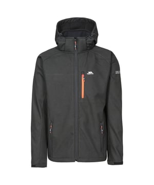 100 % Polyester. Die Softshell-Jacke für Herren ist eine klassische Außenschicht, die sowohl auf Wanderwegen als auch auf dem Weg zur Arbeit getragen werden kann. Wasserdicht bis 8.000mm. Atmungsaktiv bis 3.000mvp, damit Sie bei jeder Bewegung ein trockenes, frisches Gefühl behalten. Mit einem Kordelzug am Saum können Sie die Passform enger ziehen, um ein Verrutschen zu verhindern, und auch die Ärmelbündchen lassen sich verstellen. Abgerundet mit 3 Reißverschlusstaschen und einem Kinnschutz.