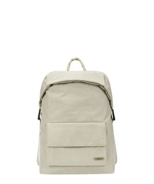 Cut from our signature nylon, the Flapover Nylon Backpack’s adjustable flap over opening provides easy access to your essentials with a secure double clip fastening. Inside there is ample space for a 15” laptop, twinned with external front and rear pockets for additional storage options. Features: , Flap over opening, Internal drawstring opening Front flap over zip pocket, Rear zip pocket, Internal flap over zip pocket SMITH & CANOVA antique brass logo, Branded antique brass zips, Padded grab handle, Adjustable padded backpack straps, Internal 15 inch padded laptop sleeve, Internal zip pocket, 2 Internal mobile phone slip pockets - fits normal and plus size smart phones, 2 Internal pen slip pockets Style Ref: 92680 STONE