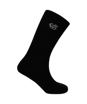 70% Cotton, 25% Polyester, 3% Elastodiene, 2% Elastane. Fabric: Cotton Blend, Stretch. Design: Logo, Ribbed. Arch Support, Moisture Wicking, Terry Loop. Fabric Technology: Durable. Cuff: Ribbed.