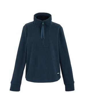 100% Recyceltes Polyester. Gewebetechnik: Leicht. Gewebe: Micro-Vlies, Weiche Haptik. Design: Logo. GSM (Gramm pro Quadratmeter): 210. Zum Überziehen. Marken Aufnäher, mit halbem Reißverschluss, Reißverschluss Lasche. Saum: Abgesetzt. Weiter Stehkragen. Langärmlig. 40 DE: 96,52 cm. 46 DE: 114,3 cm. 44 DE: 109 cm.