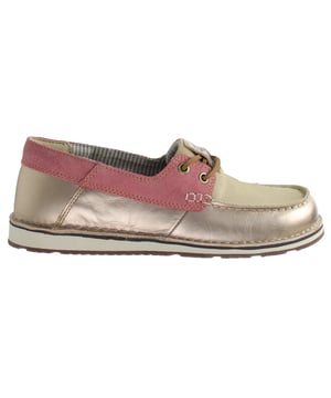 Silueta clásica de zapatos de cuero o gamuza con las combinaciones de color y textura actualizadas y la comodidad incorporada del crucero.
Cuero de grano completo o gamuza suave
Silueta deslizante con apariencia de cordón
Entresuela de Eva para absorción de choque y comodidad
Suela exterior de Duratread ™