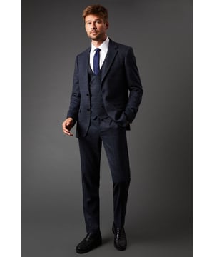 Tailored fit trousers for a refined silhouette
        Distinctive pow check pattern adds visual interest
        Side pockets for practicality
        Belt loops for versatile styling options
        Tapered leg design for a modern look
    
    These Burton pow check trousers offer a sophisticated twist on classic tailoring. The tailored fit sculpts your silhouette while providing comfort and ease of movement. Perfect for the discerning gentleman who appreciates timeless style with a contemporary edge. Pair with the matching jacket and waistcoat for a complete suit that commands attention at formal events or important business meetings. For a smart-casual ensemble, team with a crisp white shirt and leather brogues. The versatile design allows for effortless transition from day to night, making these trousers an essential addition to any well-curated wardrobe. Whether you're heading to the office, attending a wedding, or enjoying a night out at your local pub, these trousers will ensure you look polished and put-together.