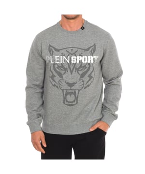 Sudadera Plein Sport.
Cuello redondo acanalado.
Estampado de la marca en el frontal.
Puños y cinturilla acanalados.
Costuras vistas a tono.
 Composición: 52% Algodón, 48% Poliéster
 Cuidados:
Lavar a temperatura máxima 30º.
Planchar a temperatura media.
No usar lejía.
No usar secadora.
No lavar en seco.