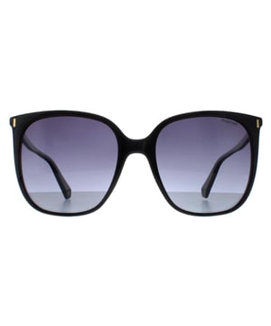Die Polaroid Square Womens Black Grey Gradient Polarized PLD 6218/S Sonnenbrille kombiniert modernen Stil mit fortschrittlichem Augenschutz und ist damit ein unverzichtbares Accessoire für jeden modebewussten Menschen. Diese Sonnenbrille hat einen raffinierten quadratischen Rahmen, der moderne Eleganz ausstrahlt und zu einer Vielzahl von Gesichtsformen passt. Die polarisierten Gläser sind so konzipiert, dass sie Blendeffekte minimieren und die visuelle Klarheit verbessern, um ein klares und komfortables Seherlebnis bei hellem Licht zu gewährleisten.