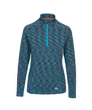 
Half zip met troyerkraag Lange mouwen Kleine achterzak met rits Contrasterende binnenste nekbinding Reflectieve print bij de logo's Vochtafdrijvend Droogt snel op 87% Polyester, 13% Elastaan Borstomvang Trespass Dames (ca.): XS / 81 cm, S / 86 cm, M / 91,4 cm, L / 96,5 cm, XL / 101,5 cm , XXL / 106,5 cm.