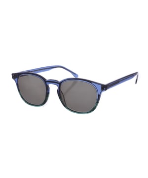 Gafas de sol Zen con montura de acetato.
Color Azul-verde
Forma squared.
Lentes de color Verde
Patillas de acetato.
100% Protección UV. 
Incluye una funda neutra de tela.

Medidas  Alto lente: 50 mm
Ancho lente: 48 mm.
Puente: 20 mm.
Patillas: 145 mm.


Limpieza y manutención:
-Limpiar las gafas con agua y jabón (neutro).
- No utilice paños sucios o abrasivos, que puedan alterar las características de los filtros.
- Utilice solo accesorios y repuestos originales.