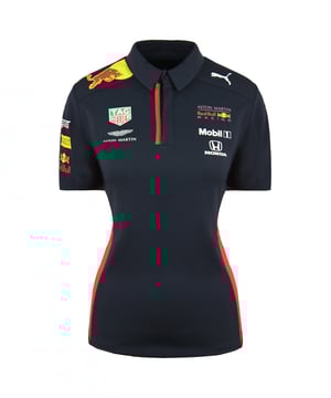El Polo del equipo Fast Red Bull Racing 2020 es un elemento básico para cualquier mujer amante de los deportes de motor. Cuenta con marca auténtica en una fibra de piqué de poliéster funcional. Los paneles rojos audaces con impresión Red Bull le dan a este polo la conexión más cercana al equipo de carreras.