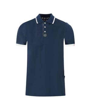 Aquascutum Branded Shoulder Tipped Navy Blue Polo Shirt. Look sharp in style with this Aquascutum Brand Logo Navy Blue Polo Shirt. Featuring the iconic brand logo, this classic polo shirt is the perfect combination of luxury and comfort. Dress up in effortless style with this timeless wardrobe essential.. Embroidered Aldis Badge Centre Chest, Branded Print Across The Left Shoulder, Aquascutum Branded Shoulder Tipped Navy Blue Polo Shirt. 100% Cotton, Regular Fit, Fits True To Size, Branded Logo Centre Chest, Button Closure, Union Jack Logo. British Flag Badge On Left Sleeve, Tipped Polo, London 1851 Across the Collar When Turned Up, Short Sleeve, Collar Neck. Style Code: P00323 85
