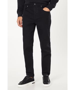 Tapered fit for a modern silhouette
        Classic five-pocket design
        Belt loops for versatile styling
        Button and zip fly fastening
        Subtle branding detail on back pocket
    
    These Burton tapered fit jeans offer a contemporary twist on a wardrobe staple. The tapered leg creates a sleek profile that's perfect for the style-conscious gent. Pair with a crisp white shirt and blazer for a smart-casual look that's ideal for after-work drinks or weekend brunches. For a more relaxed vibe, team with a plain tee and trainers. The versatile design makes these jeans suitable for various casual occasions, from family gatherings to pub outings with mates. The classic styling ensures they'll remain a go-to choice in your wardrobe for seasons to come. Whether you're heading to a casual business meeting or enjoying a day out, these jeans provide comfort and style in equal measure.