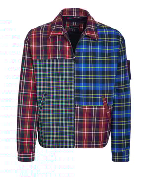 70% poliéster, 30% algodón; chaqueta Tommy Hilfiger; Modelo: RE0RE00262458; cuello clásico; Cremallera; Dos bolsillos delanteros; Detalles del logo de Tommy Hilfiger