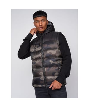 Buitenste materialen: 100% Polyester. Voering: Velours. Ontwerp: Camo, Geborduurd. Halslijn: Kapitein. Gewatteerd, Zelf stof. Mouwtype: Mouwloos. Eigenschappen motorkap: Opgegroeide motorkap, regelklep. Zakken: 2 Zijzakken. Bevestiging: Volledige ritssluiting.