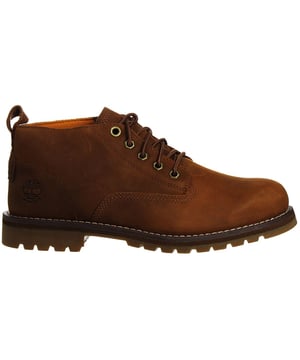 The Timberland Redwood Falls Men's Brown Chukka Boots are a versatile and stylish choice for men who appreciate both fashion and functionality in their footwear. Here are the key features of these chukka boots:

 Brown Leather Upper:  These chukka boots are typically crafted from premium brown leather, providing a classic and timeless appearance while ensuring durability and resistance to wear and tear.

 Chukka Boot Design:  Chukka boots are characterized by their ankle-length design with a few eyelets for laces. This design offers a balance between a casual and dressy look, making them suitable for various occasions.

 Lace-Up Closure:  These boots feature a lace-up closure system with durable hardware, allowing you to achieve a secure and customized fit while ensuring long-lasting durability.

 Padded Collar:  The boots often come with a padded collar for added comfort and support around the ankle.

 Cushioned Footbed:  Some Timberland chukka boots, including the Redwood Falls line, may feature a cushioned footbed for enhanced comfort during all-day wear.

 Versatile Style:  Chukka boots are known for their versatility, making them suitable for a wide range of outfits and occasions, from casual wear to semi-formal attire.

 Timberland Branding:  These boots may feature Timberland branding details, such as the iconic Timberland tree logo on the side, tongue, or heel, representing the brand's commitment to quality and style.

 Durable Rubber Outsole:  The rubber outsole offers good traction and grip on various surfaces, providing stability and safety in different environments.

In summary, the Timberland Redwood Falls Men's Brown Chukka Boots combine style, comfort, and durability. With their premium leather construction, classic chukka boot design, and cushioned support, they are a versatile addition to your footwear collection, suitable for various occasions. These chukka boots reflect Timberland's tradition of quality and timeless style for men who appreciate both fashion and function in their footwear.