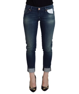 Gorgeous brand new with tags
  100% Authentic ACHT Slim Fit Jeans
  Color: Blue
  Model: Low Waist Denim Pants
  Zipper closure
  Logo details
  Material: 98% Cotton 2% Elastane
Material: 98% Cotton 2% Elastane