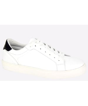 Introducing the epitome of timeless style and versatility Deks classic white trainer have been designed to complement any wardrobe assemble and withstand the demands of everyday wear. Crafted with a Synthetic/PU upper, these trainers are effortlessly stylish while offering exceptional durability and comfort.Top of Form
 - Synthetic / PU upper 
 - Full lace up closure 
 - Textile lining and sock
 - TPR sole