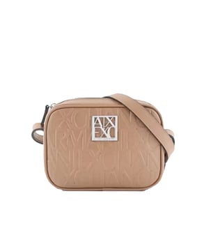 Umhängetasche Armani Exchange Liz S Damen Braun Synthetik. Authentisches Gepäck von der Marke Armani Exchange - Streetwear/Sportswear Design von Armani Exchange - Armani Exchange für Damen, ideal für den Alltag - Umhängetasche Armani Exchange in der Farbe Braun, passt perfekt zu Ihrem restlichen Kleiderschrank - bequeme synthetische Material - klassisch - Liz S -